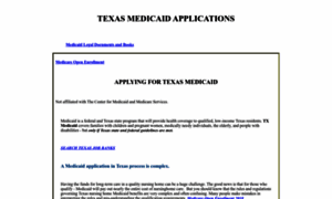 Texasmedicaidapplications.com thumbnail