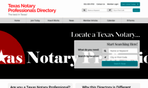 Texasnotaryprofessionals.org thumbnail