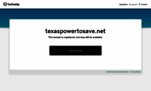 Texaspowertosave.net thumbnail