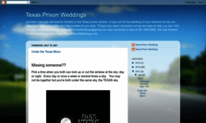 Texasprisonweddings.blogspot.com thumbnail
