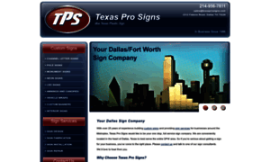 Texasprosigns.com thumbnail