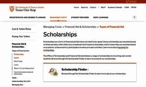 Texasscholarships.org thumbnail