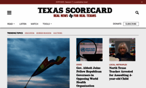 Texasscorecard.com thumbnail