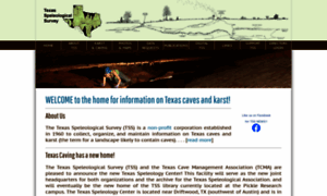 Texasspeleologicalsurvey.org thumbnail