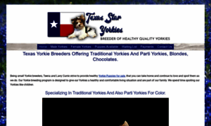 Texasstaryorkies.com thumbnail