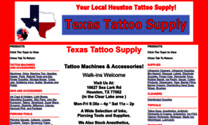 Texastattoosupply.com thumbnail