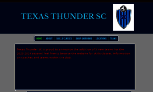 Texasthundersc.org thumbnail