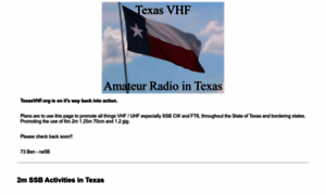 Texasvhf.org thumbnail