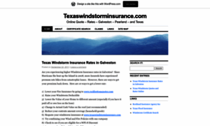 Texaswindstorminsurance.wordpress.com thumbnail