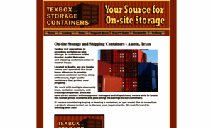Texboxcontainers.com thumbnail