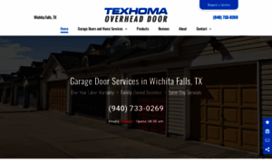 Texhomaoverheaddoor.com thumbnail