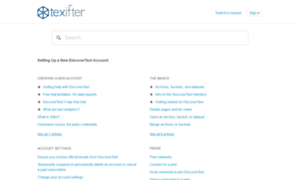 Texifter.zendesk.com thumbnail