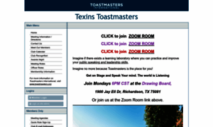 Texins.toastmastersclubs.org thumbnail