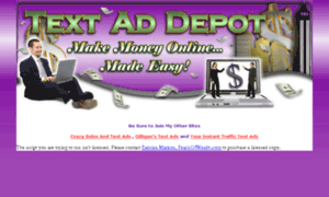 Text-ad-depot.com thumbnail