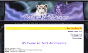 Text-ad-dreams.com thumbnail