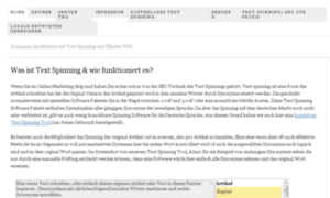 Text-spinning.de thumbnail