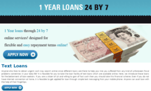 Text.loans.1yearloans24by7.co.uk thumbnail