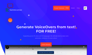 Text2voiceover.com thumbnail