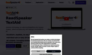 Textaid.readspeaker.com thumbnail