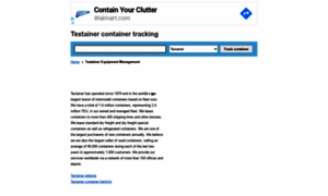 Textainer.container-tracking.org thumbnail