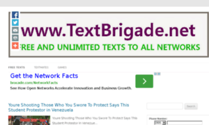 Textbrigade.net thumbnail