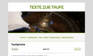 Texte-zur-taufe.de thumbnail