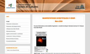 Textesetcultures.univ-artois.fr thumbnail