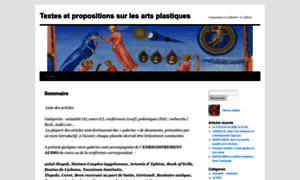 Textessurlesartsplastiques2.blog thumbnail