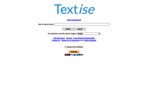 Textise.net thumbnail