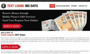 Textloans365days.co.uk thumbnail