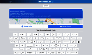 Textsymbols.net thumbnail