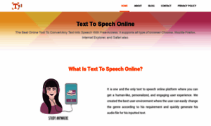 Texttospeechonline.org thumbnail