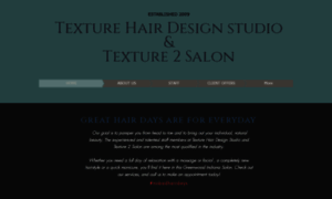 Texturehairdesignstudio.com thumbnail