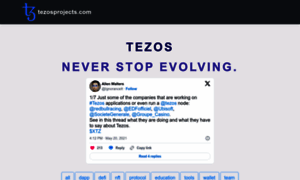 Tezosprojects.com thumbnail