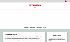 Tftbuilder.com thumbnail