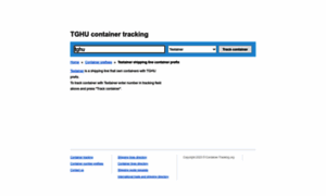 Tghu.container-tracking.org thumbnail