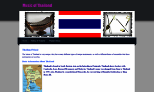 Thailandmusicproject.weebly.com thumbnail