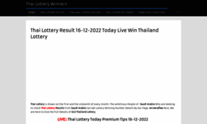 Thailotterywinners.com thumbnail