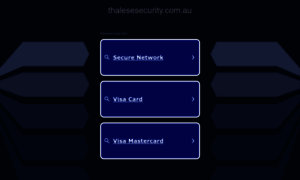 Thalesesecurity.com.au thumbnail