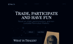 Thalesmarket.io thumbnail