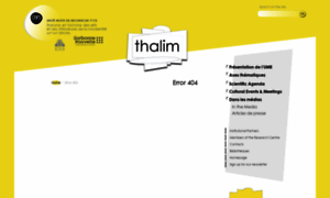 Thalim.cnrs.fr thumbnail