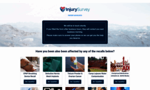Thanks.injurysurvey.com thumbnail
