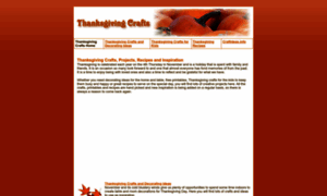 Thanksgiving.craftideas.info thumbnail