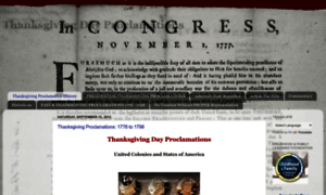 Thanksgivingproclamations.com thumbnail