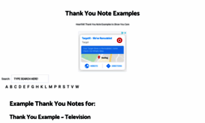 Thankyounoteexample.com thumbnail