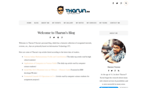 Tharunpkarun.com thumbnail
