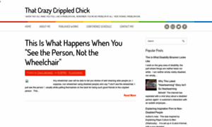 Thatcrazycrippledchick.blogspot.com thumbnail