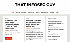 Thatinfosecguy.com thumbnail