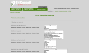 Thconseil.sitederecrutement.com thumbnail