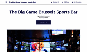 The-big-game-brussels-sports-bar.business.site thumbnail